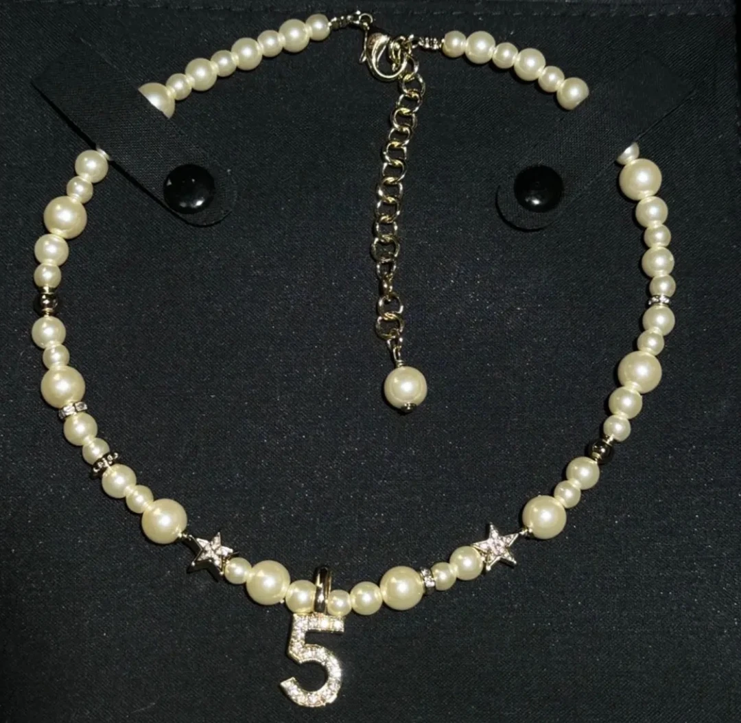 小香风时尚百搭星星珠珠链