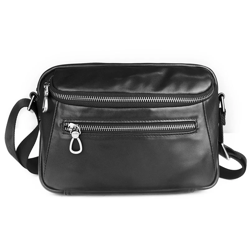 新款真皮单肩斜挎包男头层牛皮潮个性时尚休闲商务欧美小背包男款