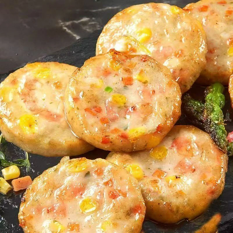 果蔬鲜虾饼 优选新鲜活虾营养早餐速食美味预制菜