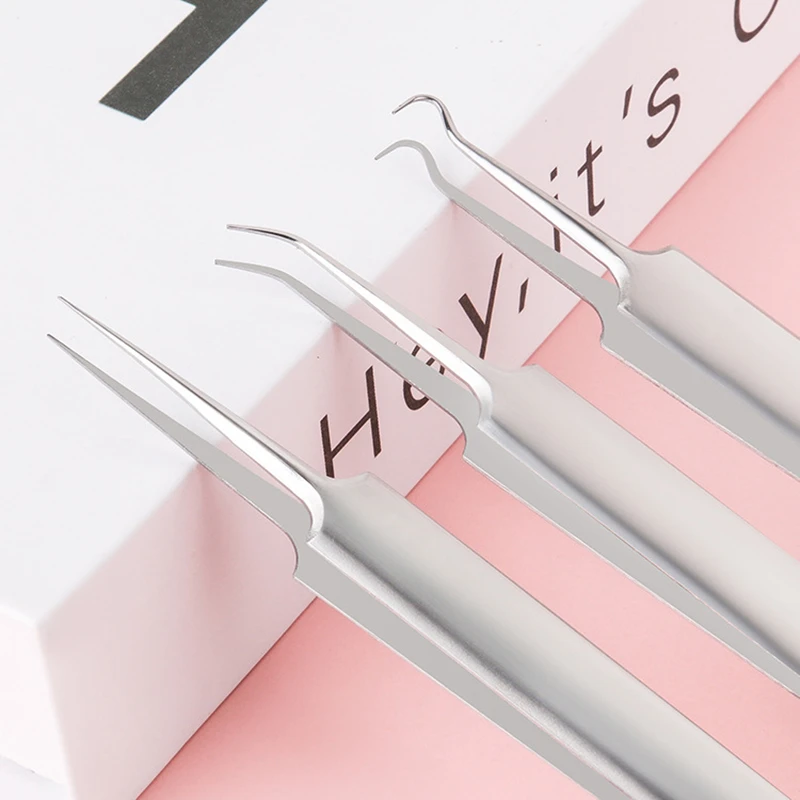 超尖细胞夹粉刺针套装超细去黑头镊子夹神器美容院挑痘痘专用工具