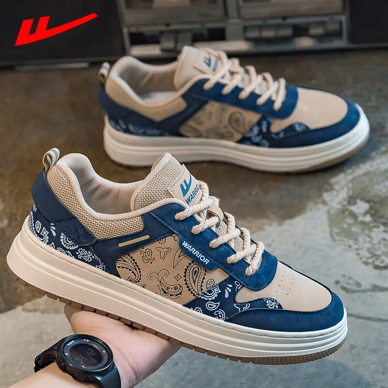 回力男鞋春季新款休闲运动鞋腰果花低帮男士鞋子潮流百搭板鞋男款