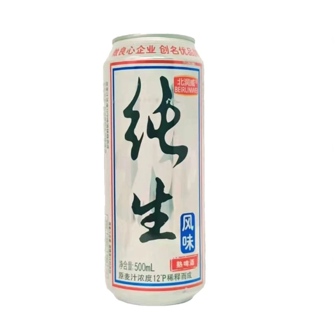 北润威纯生风味啤酒500ml