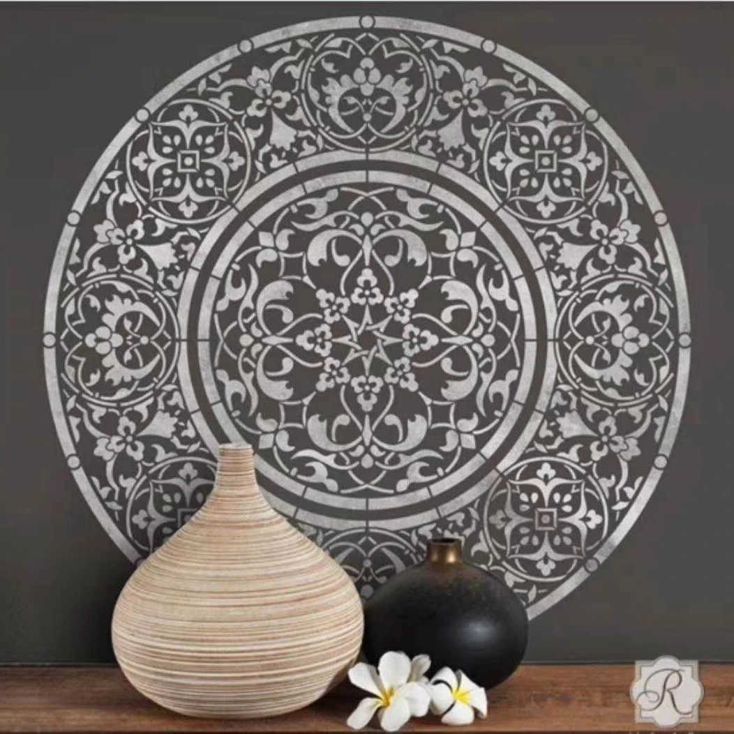 几个爆款圈圈镂印板 各大进口涂料品牌都在推 使用率高 效果好