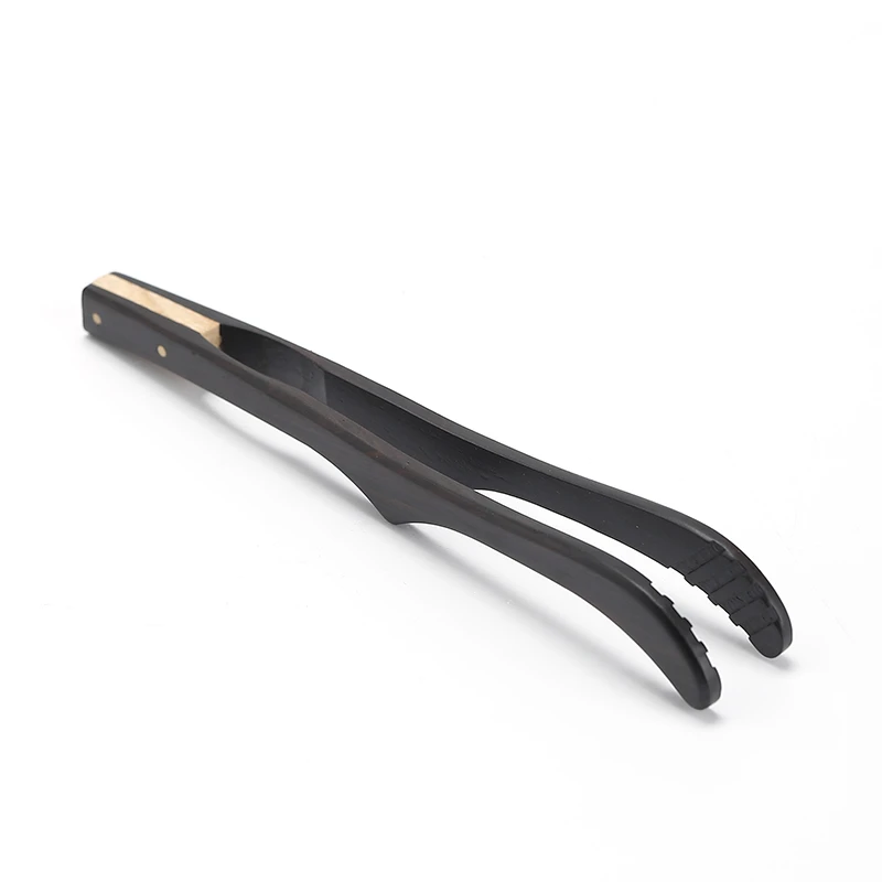 实木茶夹防滑功夫茶具茶道零配件茶杯茶镊子洗杯茶夹子六君子配件