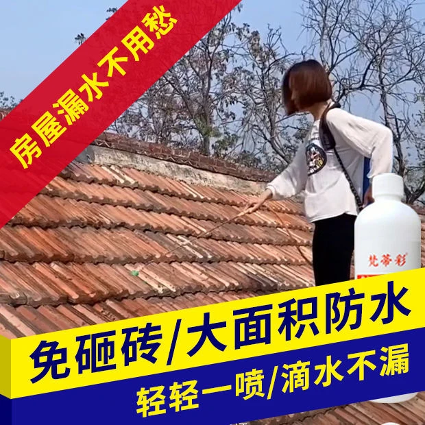 屋顶内外墙面新型防水喷雾剂卫生间免砸砖渗透型透明防水补漏材料