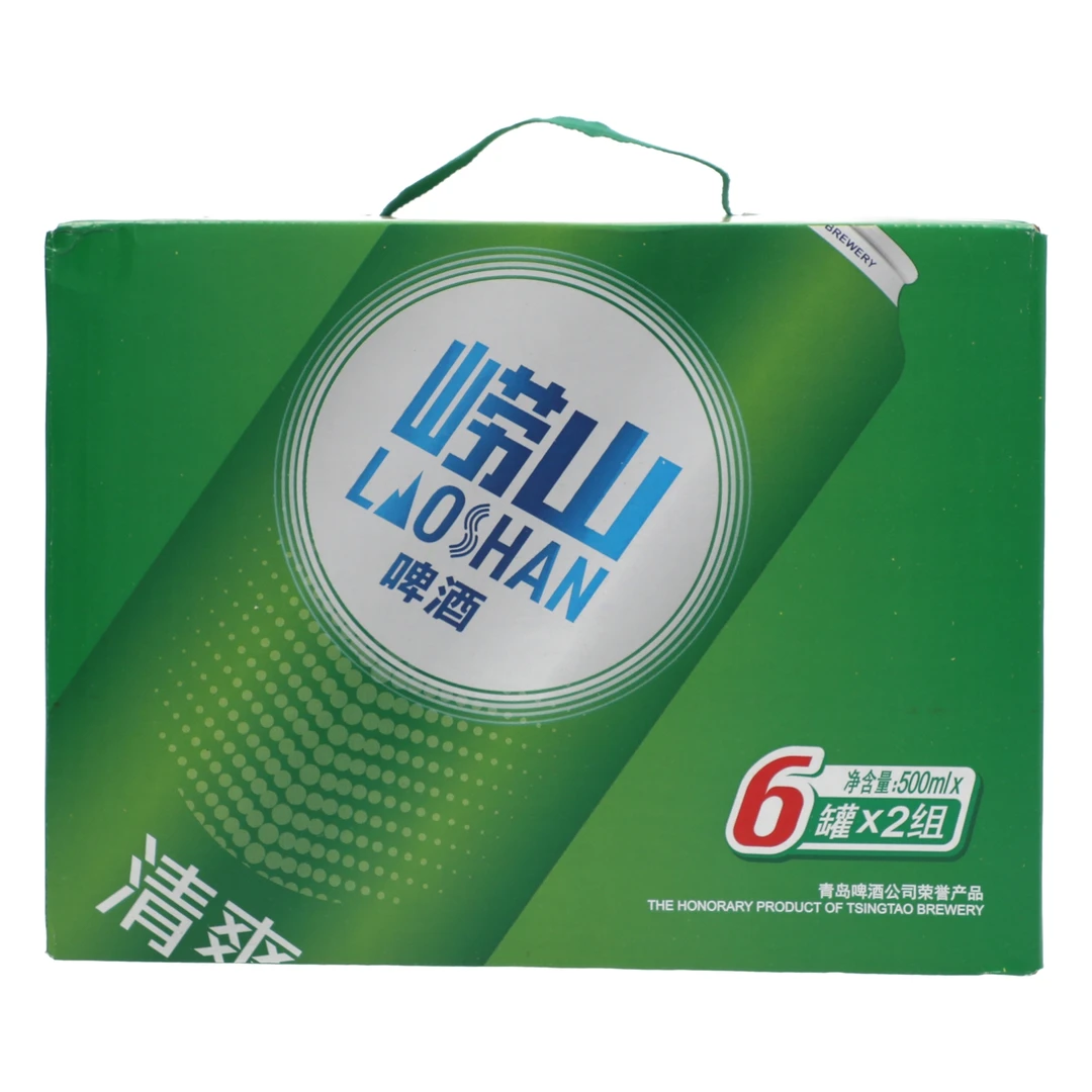 青岛啤酒崂山清爽6000ml(500ml*12罐)