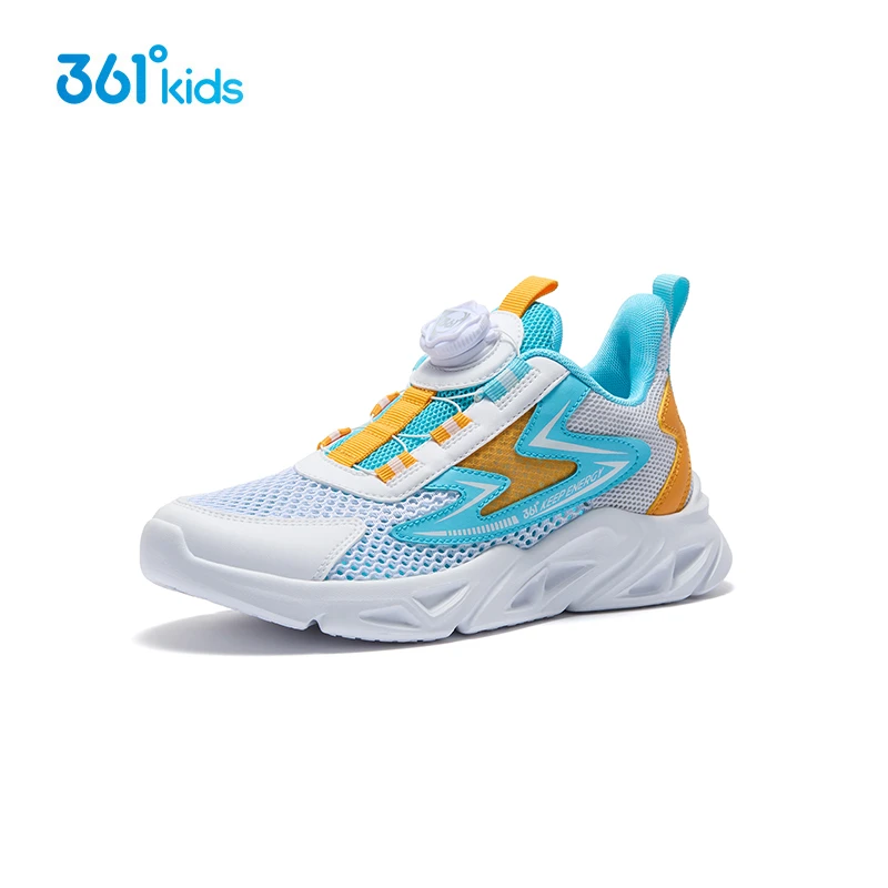 361°2024夏季新款大网孔儿童旋钮户外出游潮款透气男女孩运动鞋