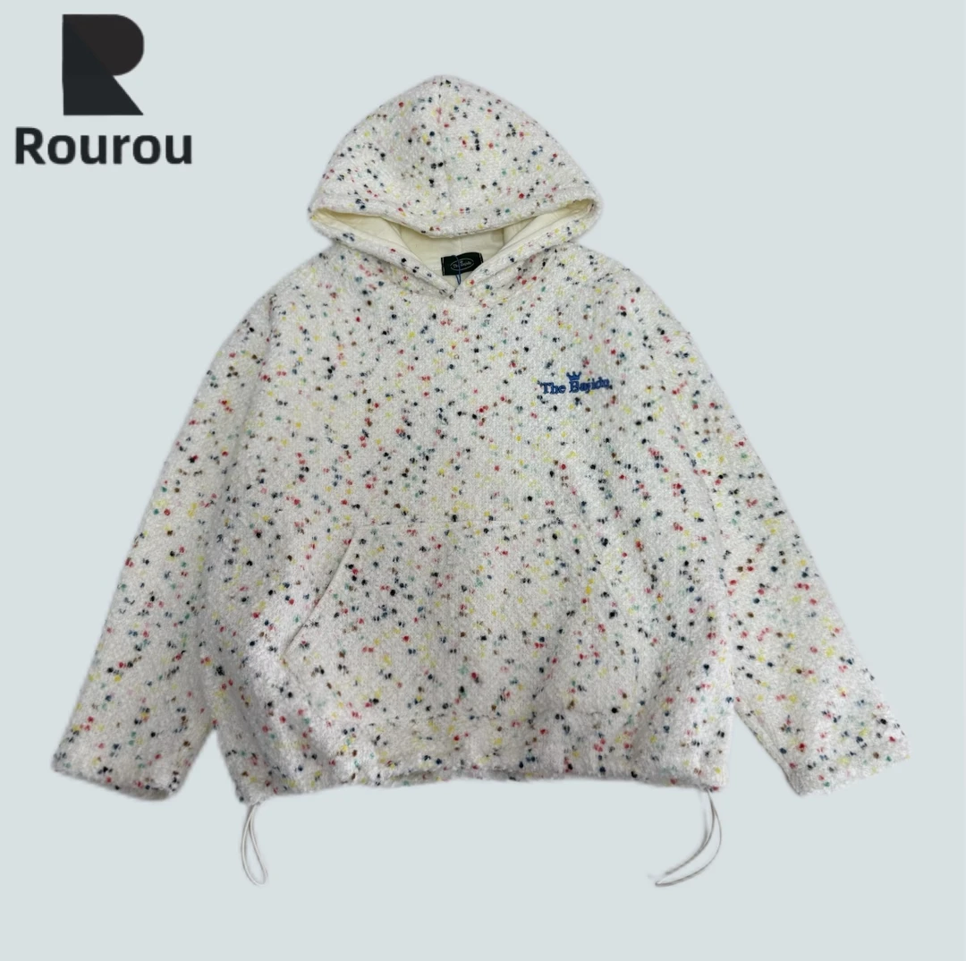 肉肉家-[韩系高货]外贸工厂花呢连帽外套加绒