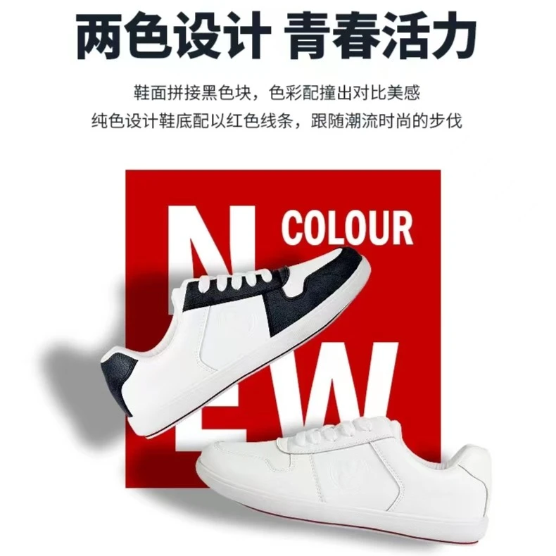 2023新款红棉鞋太极拳牛筋底软牛皮男女武术练功鞋日常LP015