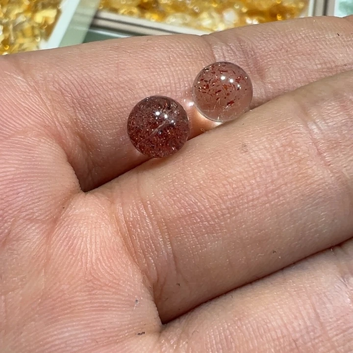 水晶散珠不退换未镶嵌