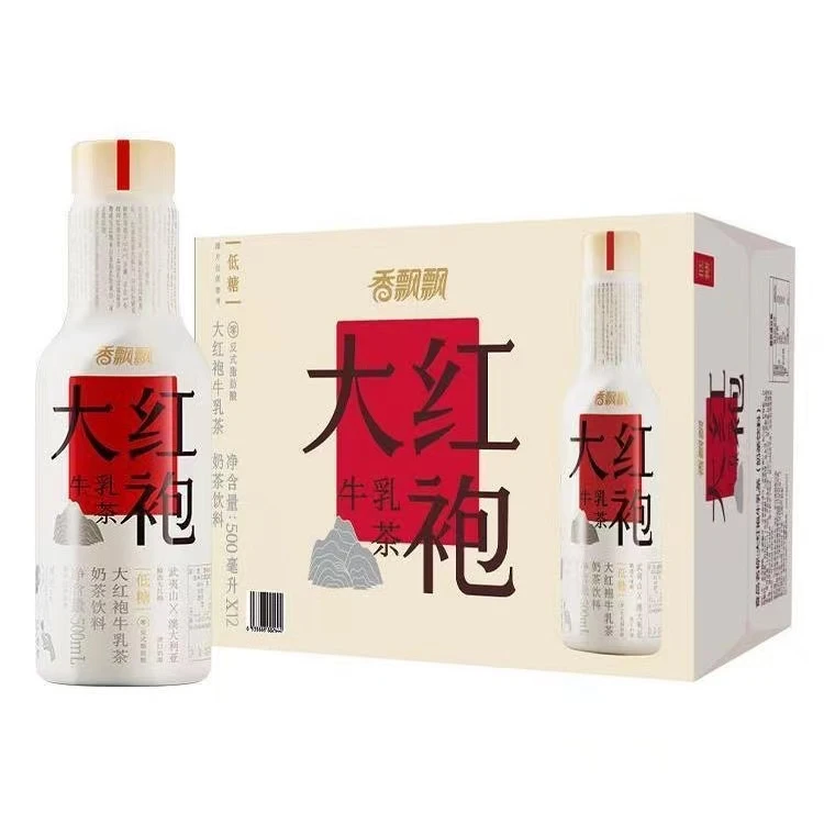 500ml*5香飘飘牛乳茶大红袍低糖轻负担高端茶饮奶茶饮品精选特价