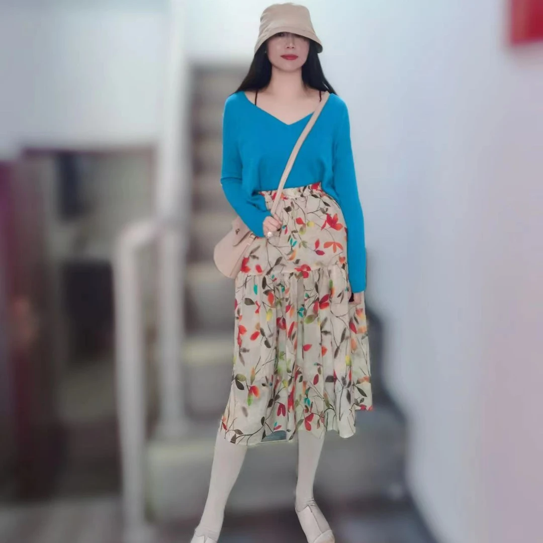 绒戎爱意   霞霞推荐！前短后长羊绒衫