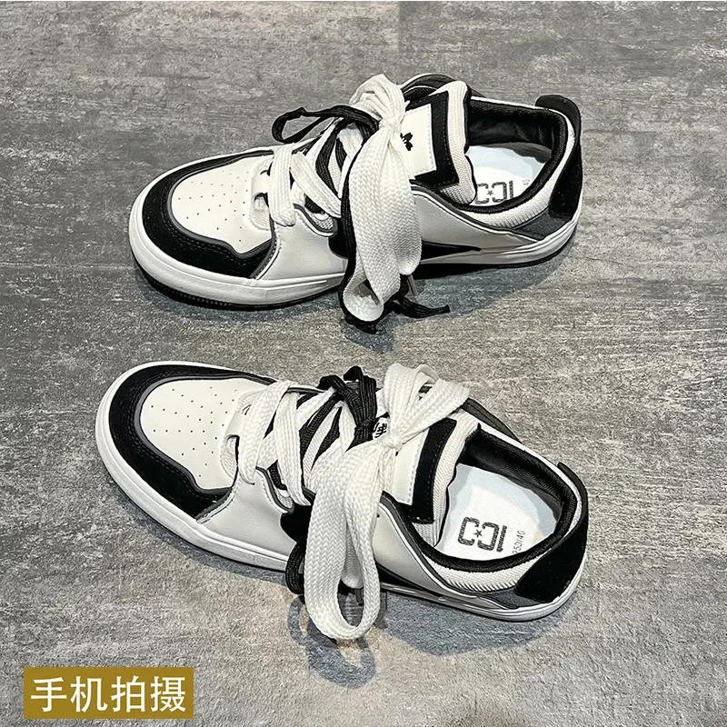 鞋子男款秋季潮鞋低帮板鞋男ins港风潮流百搭运动休闲小众鞋子男