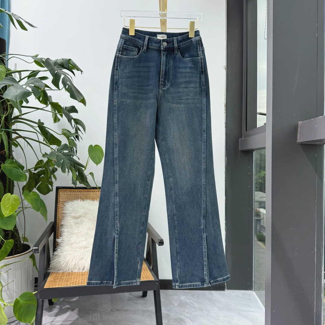 【Nora&Miya】不挑腿型的小微喇显腿长于无形细腻软弹女款牛仔裤