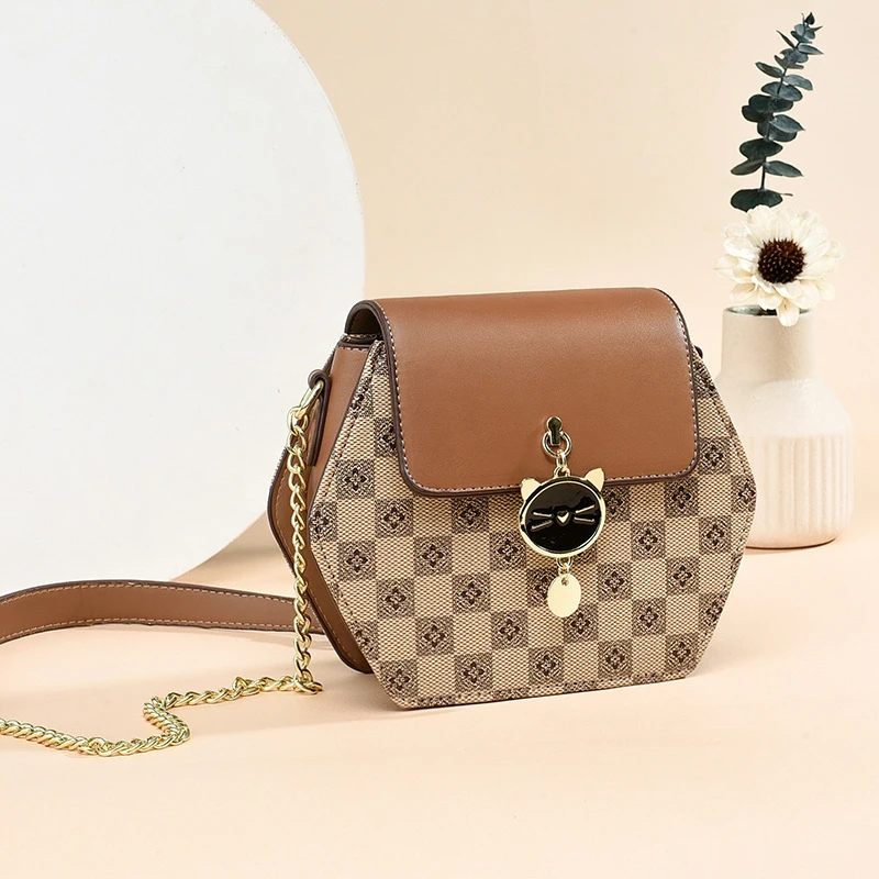 2025新款轻奢女包迷你高级感链条包洋气百搭休闲单肩斜挎包小包包