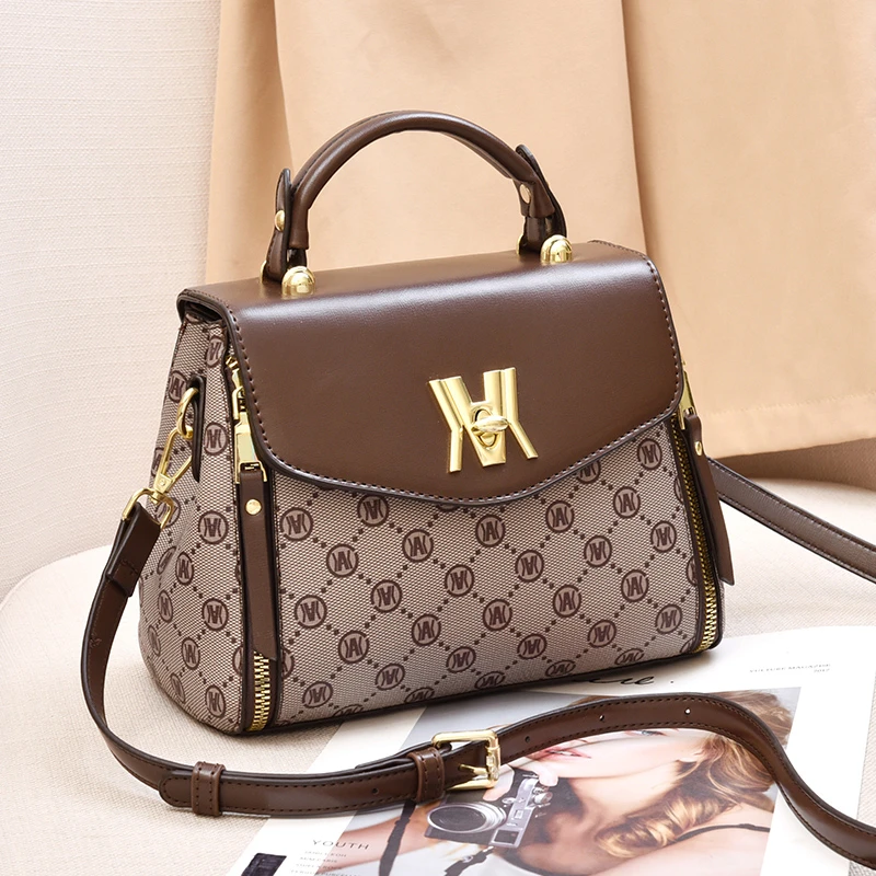 高级感洋气女包2025秋冬新款时尚潮流百搭单肩斜挎妈妈包手提小包