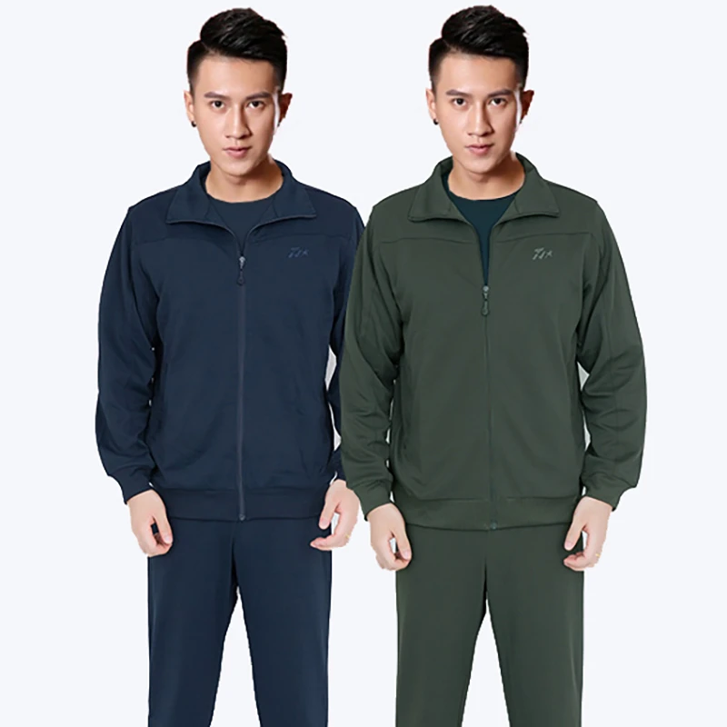 正品新式长袖体能训练服套装军训速干春秋冬跑步休闲运动体能服