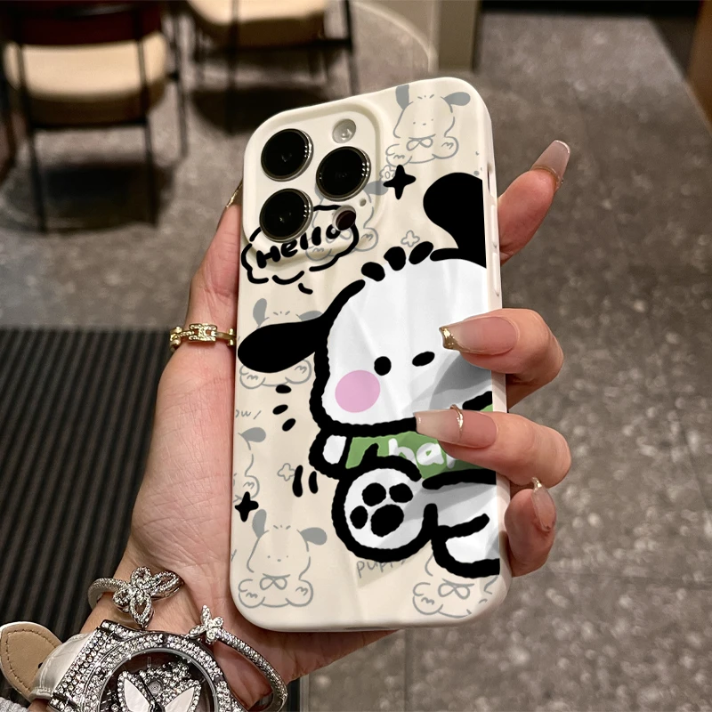 趣味帕恰狗iPhone14手机壳13promax苹果15卡通12/11小众XS软壳XR