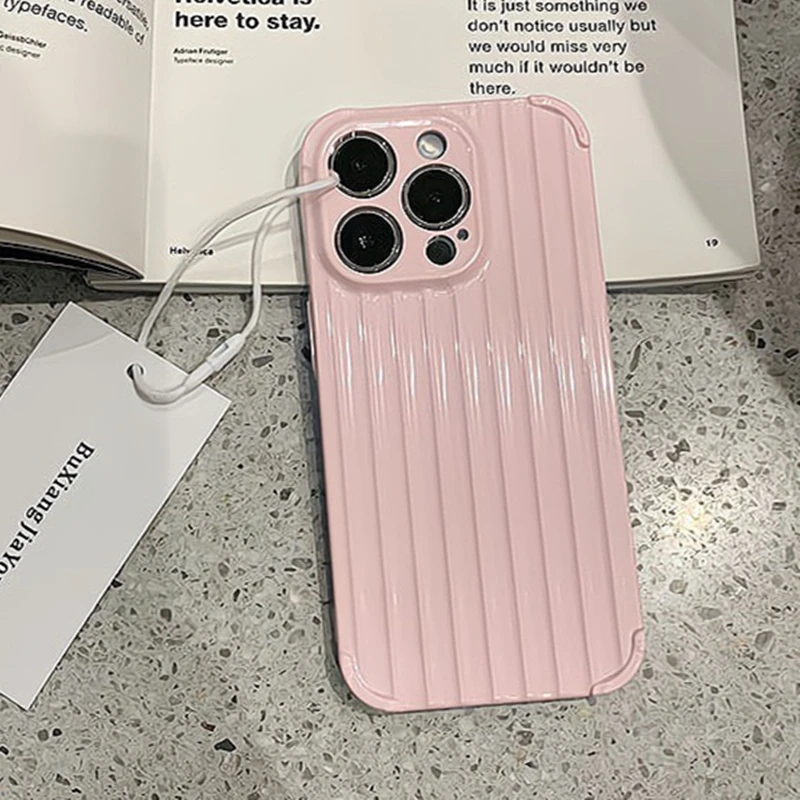 行李箱网红苹果14手机壳防摔iphone13软11 12pro全包78plus xs xr
