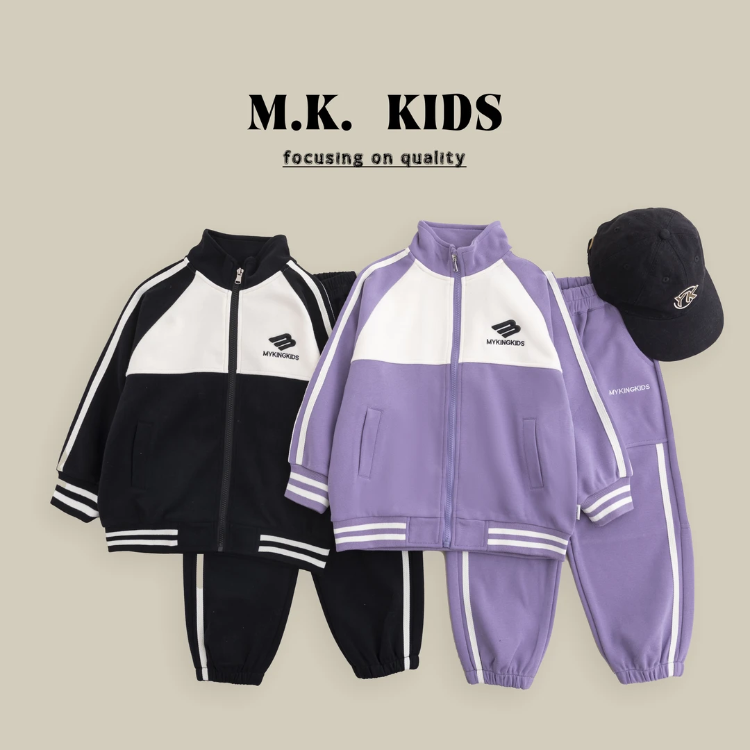 现货MK品牌儿童春款休闲套装CA80071
