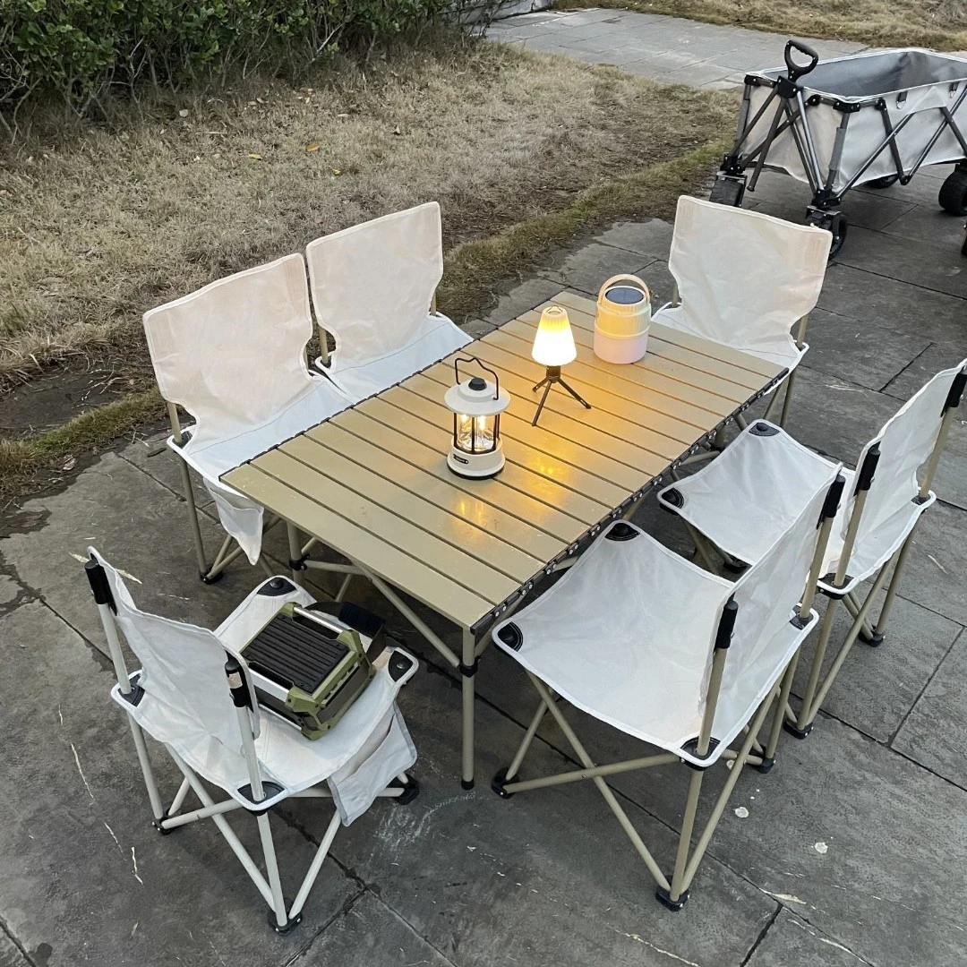 【小扬哥推荐】折叠桌椅牢固套装方便加厚设计轻便露营椅子加固便