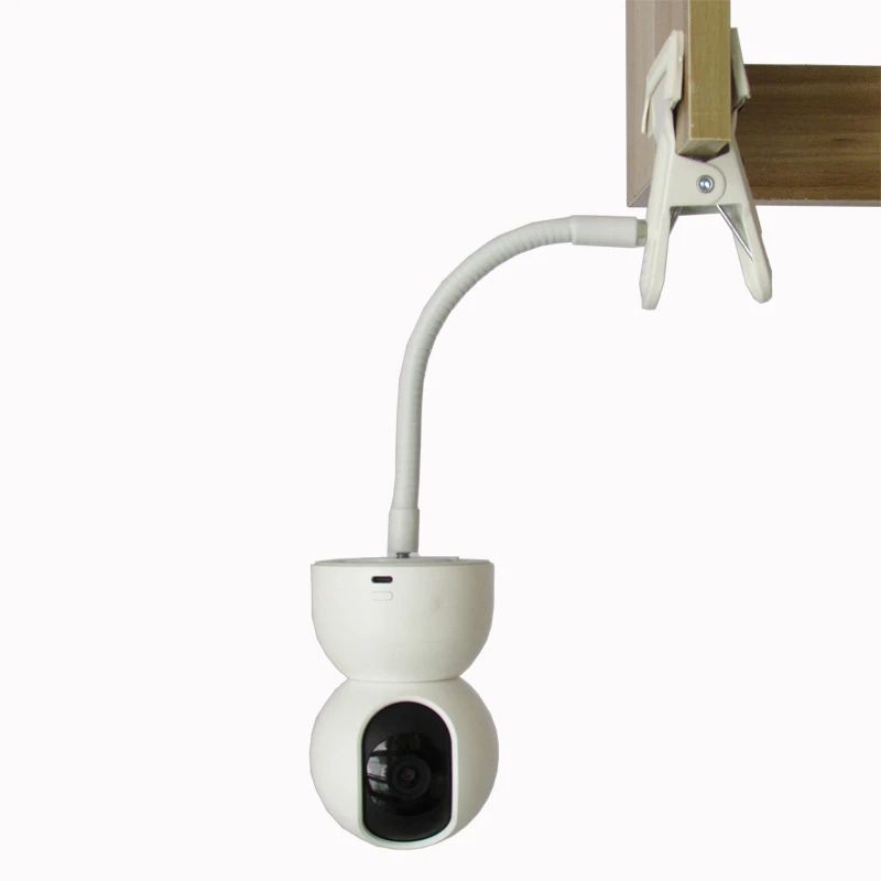 欧林波思免打孔免粘贴夹子式摄像头监控支架适用于萤石小米乐橙