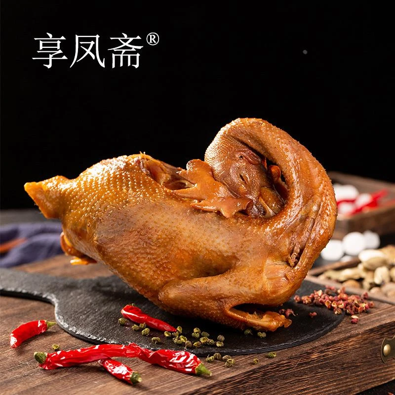 享凤斋麻椒鸡整只即食河南特产正宗手撕麻辣烧鸡真空熟食老母鸡