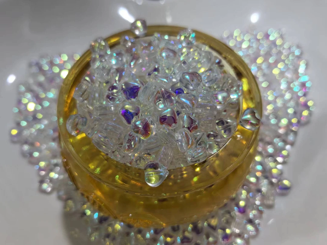 非金属饰品配件卡6爱心 晶晶  DIY配件