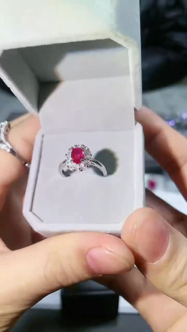 【闪购商品】蓝宝石戒指未镶嵌戴妃戒指12