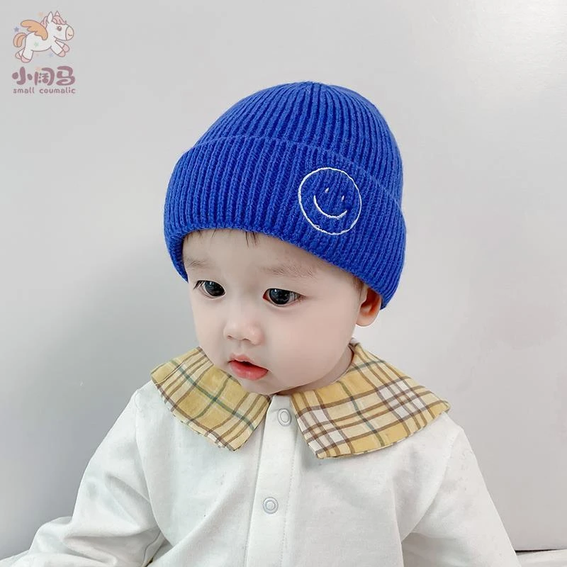 婴儿帽子秋冬婴幼儿针织帽宝宝小孩男女童儿童毛线帽冬季可爱超萌