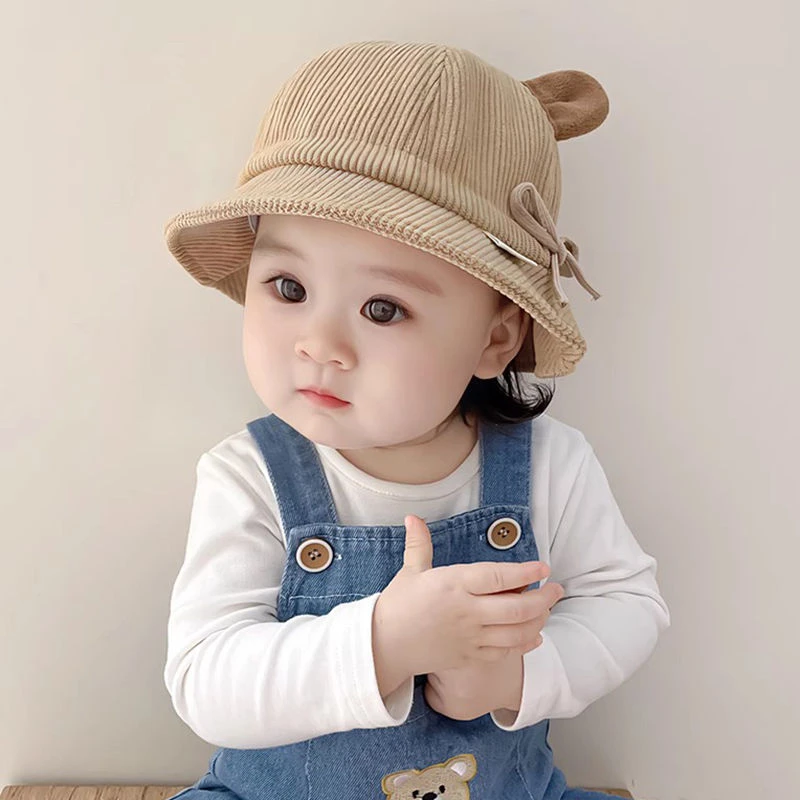 宝宝帽子秋冬季韩版可调节男女婴幼儿防风可爱小耳朵超萌渔夫帽潮