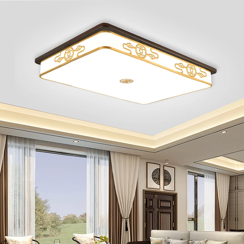 A全铜新中式吸顶灯轻奢中国风大气客厅卧室高档别墅新中式吸顶灯