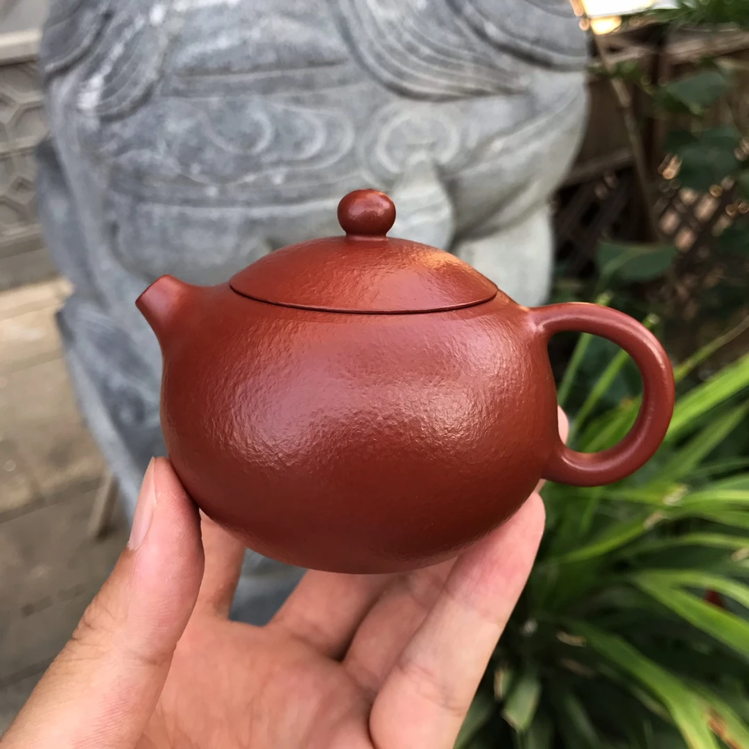 140cc小西施三十目大红袍田玲全手工小品紫砂壶纯手工茶具泡茶壶