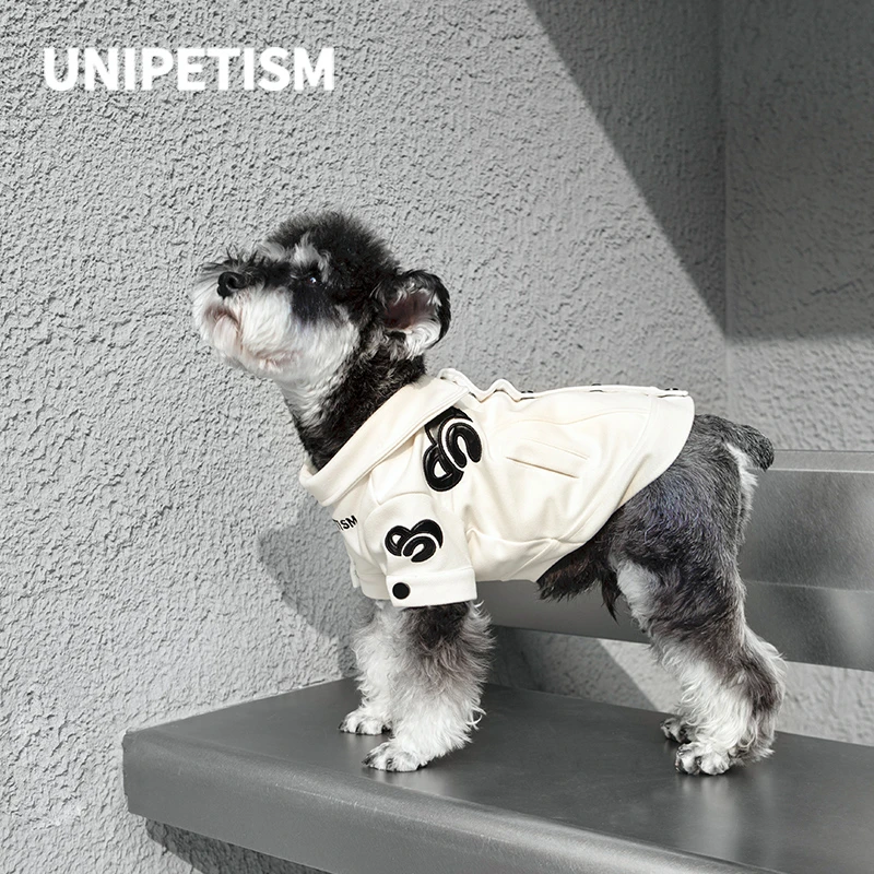 UNIPETISM 磨毛美式夹克 宠物猫咪中小型犬法斗衣服
