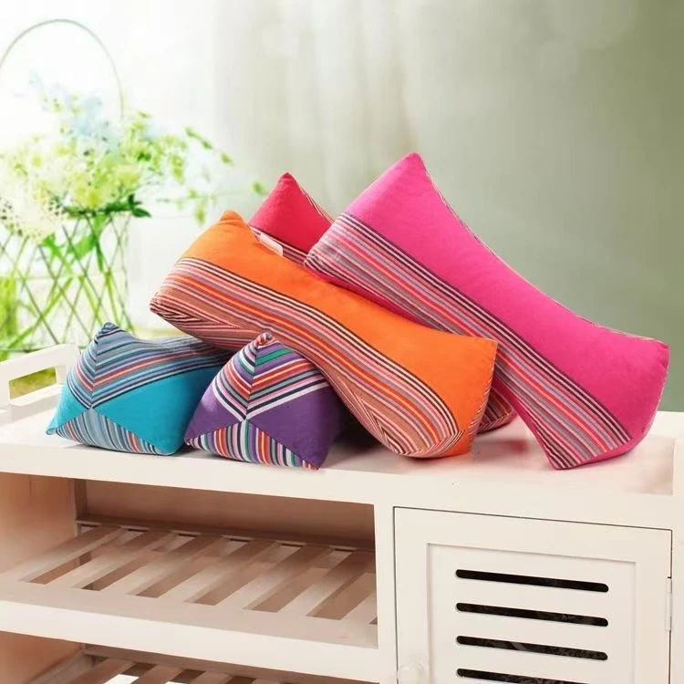 三角荞麦颈椎枕头护颈枕成人睡觉老粗布枕芯棉枕荞麦枕垫腰