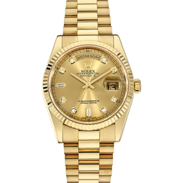 99新 Rolex/劳力士 老佛爷/劳力士星期日志/18238/自动机械/单表