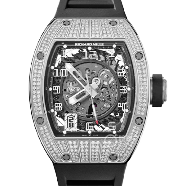 99新  老佛爷/理查德米勒RM010原钻/自动机械/单表/48*39mm