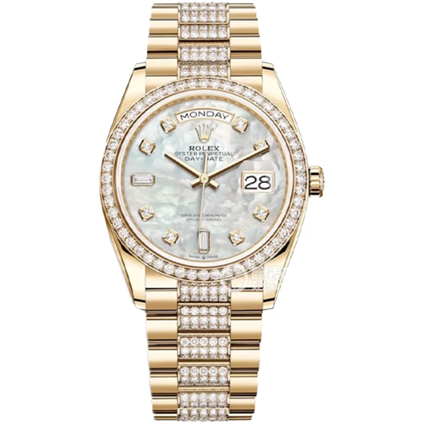 99新  老佛爷/劳力士128348原钻/自动/22年保卡/36mm/公价868700