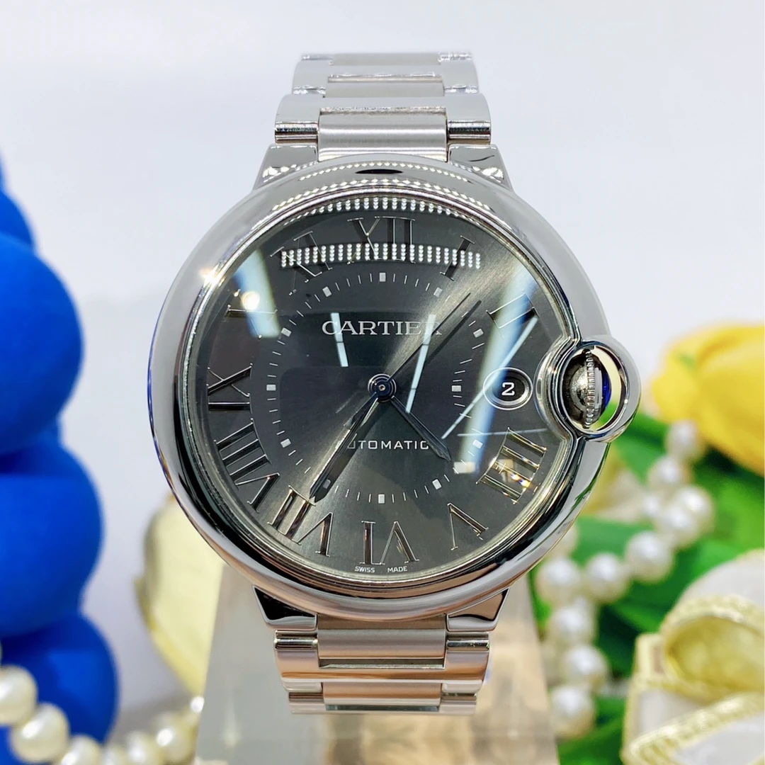 99新  老佛爷/卡地亚蓝气球/自动/22年全套/40mm/公价57000