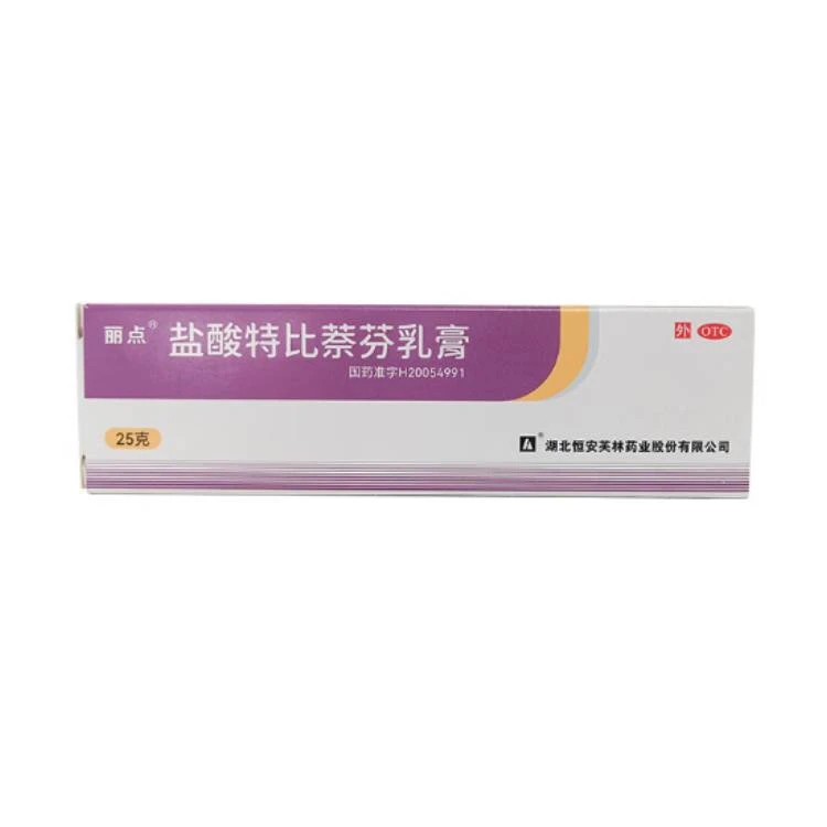 丽点盐酸特比萘芬乳膏1%*25g适应症用于治疗手癣足癣体癣股癣花斑癣及皮肤念珠菌病等