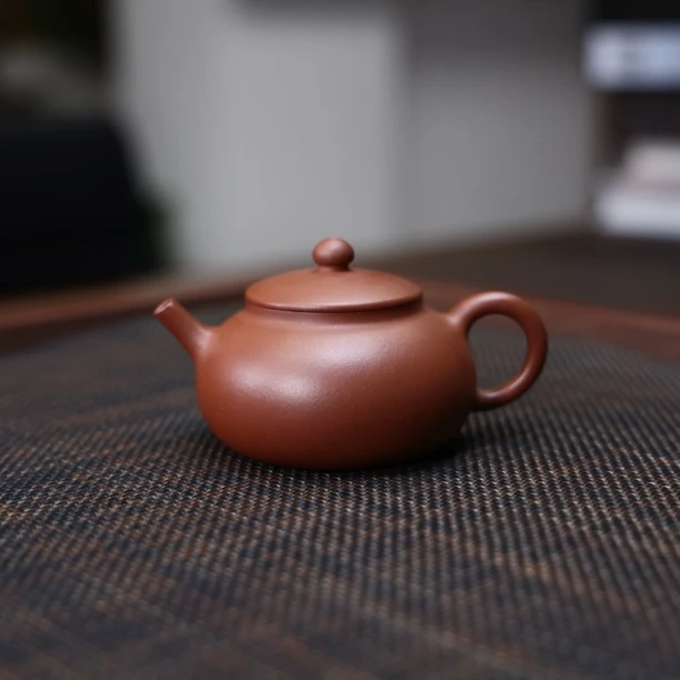 赵宣 ｜ 如是壶 全手工制作 红清水泥料 110cc