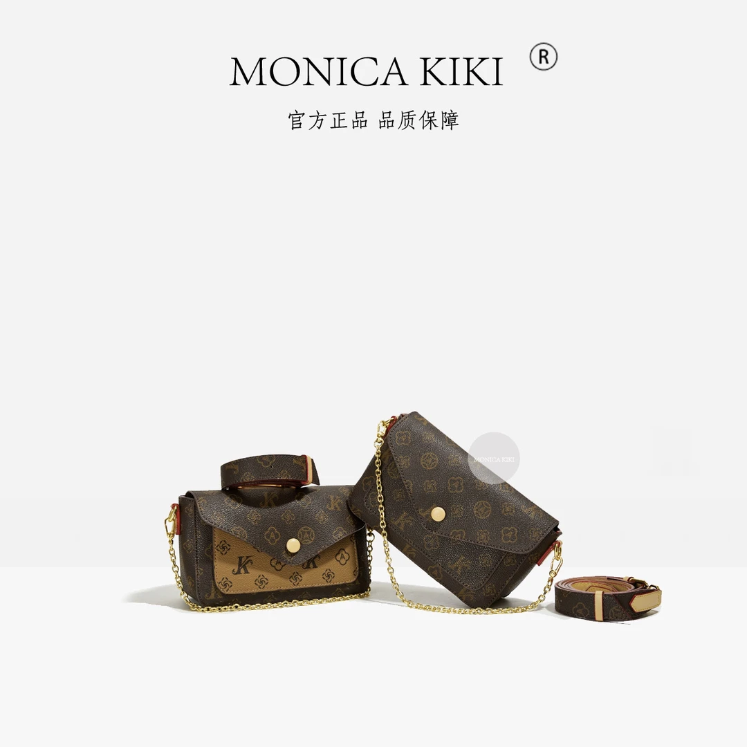 女士信封包单肩斜挎时尚潮流印花腋下包