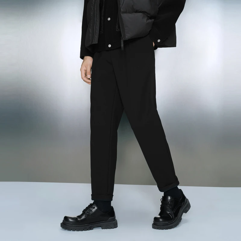 GXG男装 多色加厚宽松锥形西裤休闲裤23年冬季新品#GED10232874