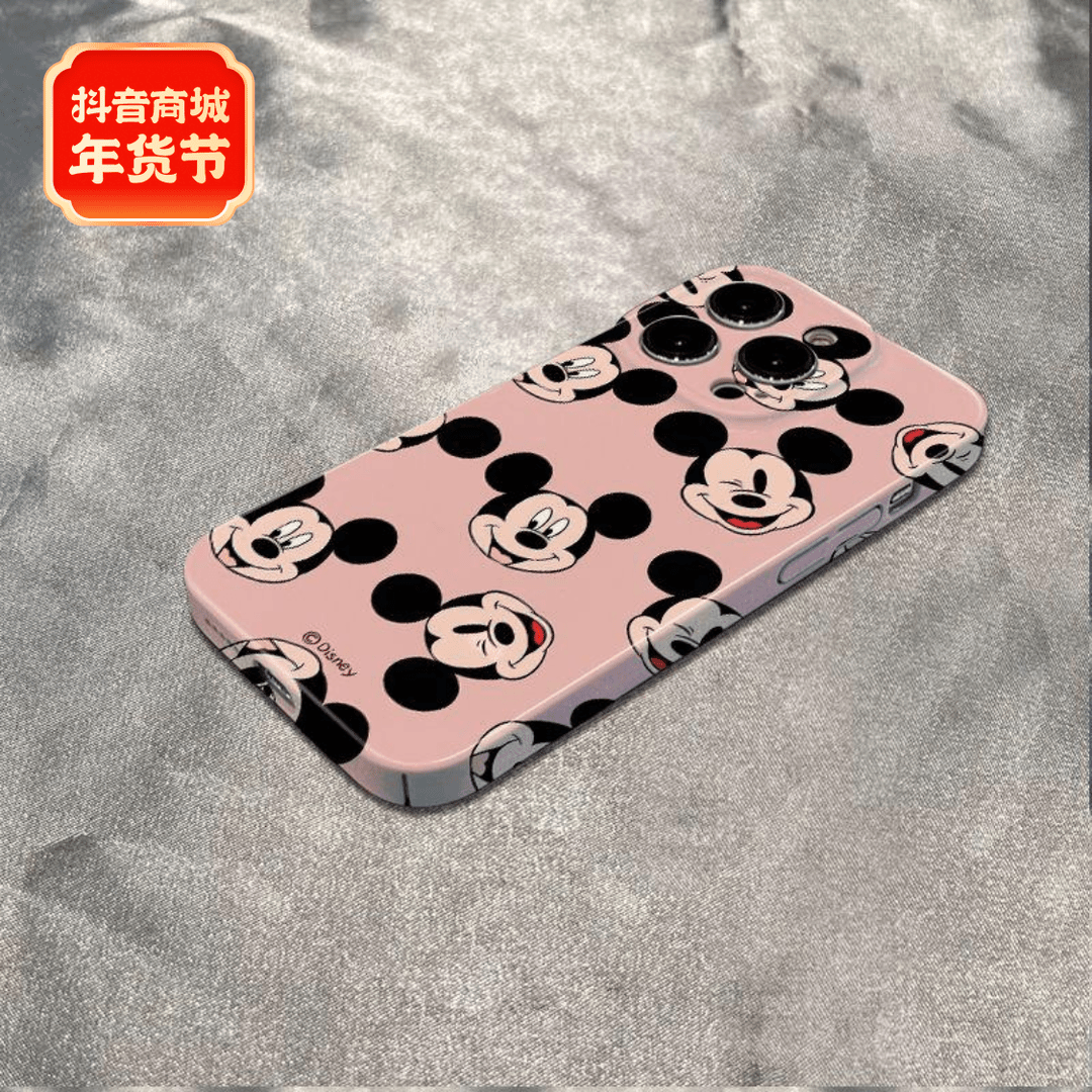 满屏米奇老鼠苹果14菲林壳iphone13promax/12/11手机壳xs/xr硬7/8