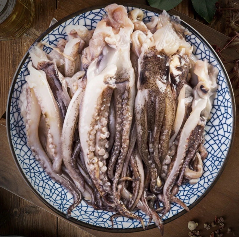 阿岩 脆口盐揉鱿鱼须 冷冻海鲜 500g/包