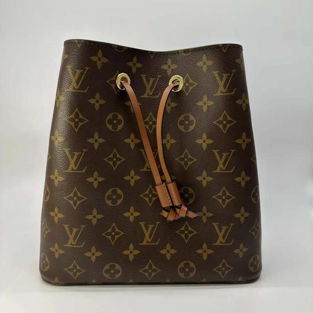 99新 LouisVuitton/路易威登 LV/老花焦糖水桶包/闲置未使用
