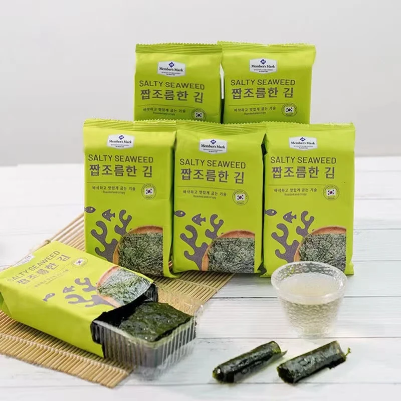 【山姆直发】咸味海苔180g（7.5g*24)看剧办公学习零食即食纯海苔片