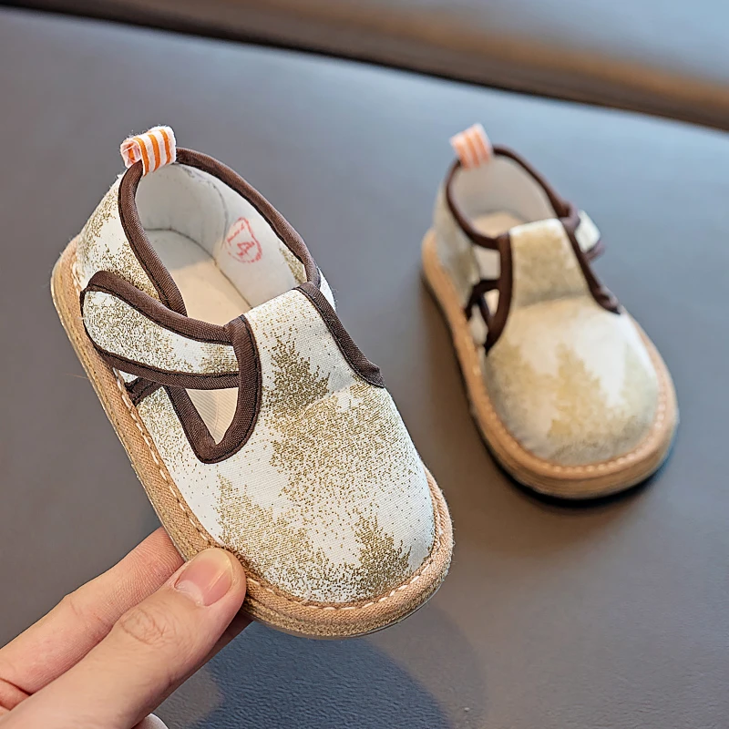 儿童手工布鞋婴幼儿老北京千层底男女宝宝鞋子4小童1-3岁2单鞋C13