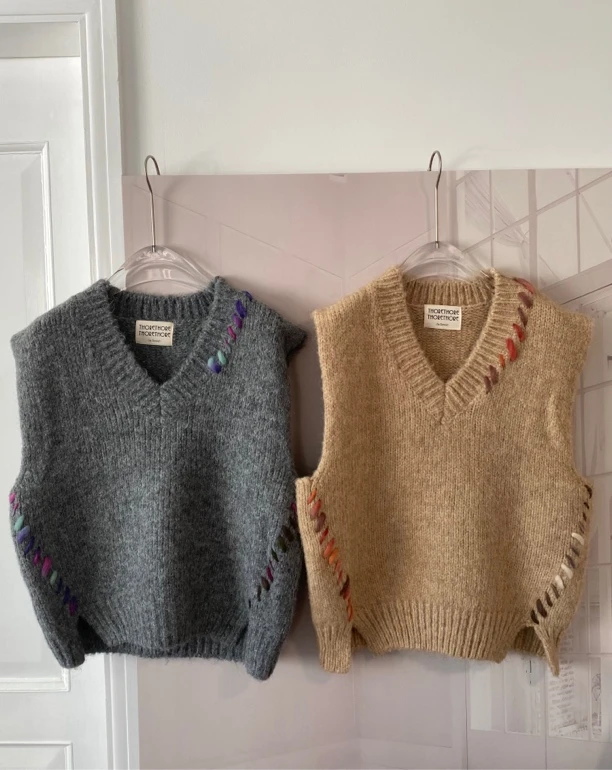 【粉风】东大门代购现货THORETHORE马甲