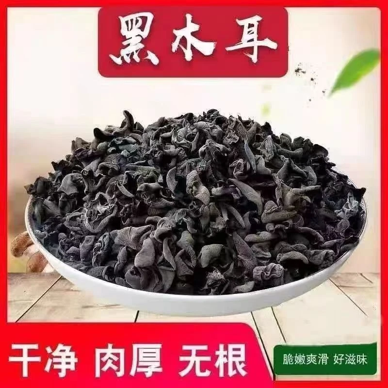 (正宗)原产地中阳黑木耳农家自种生长肉质Q弹人工采根健康食用